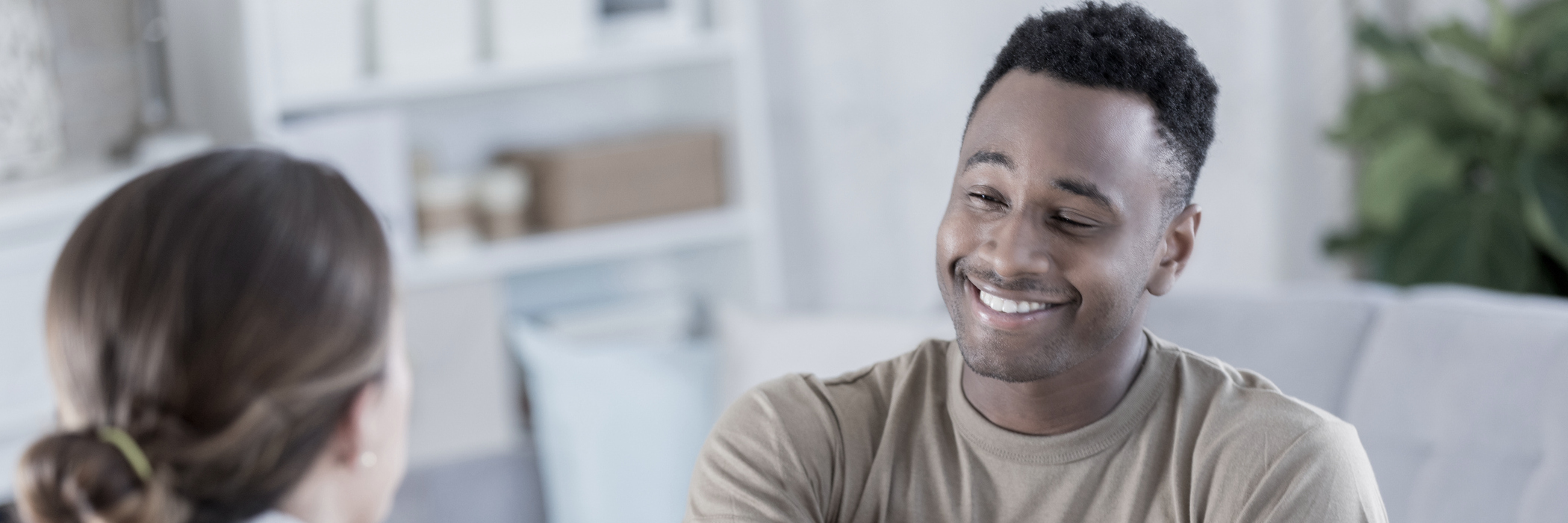 A man in bipolar disorder treatment at Safe Harbor Behavioral Health in Gloucester, MA.