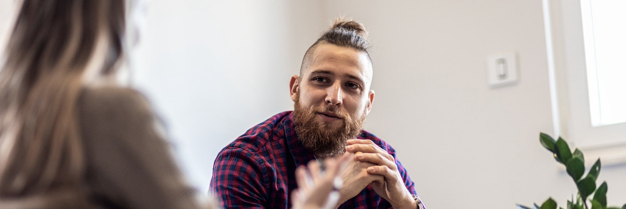 young man in treatment for depression at Safe Harbor
